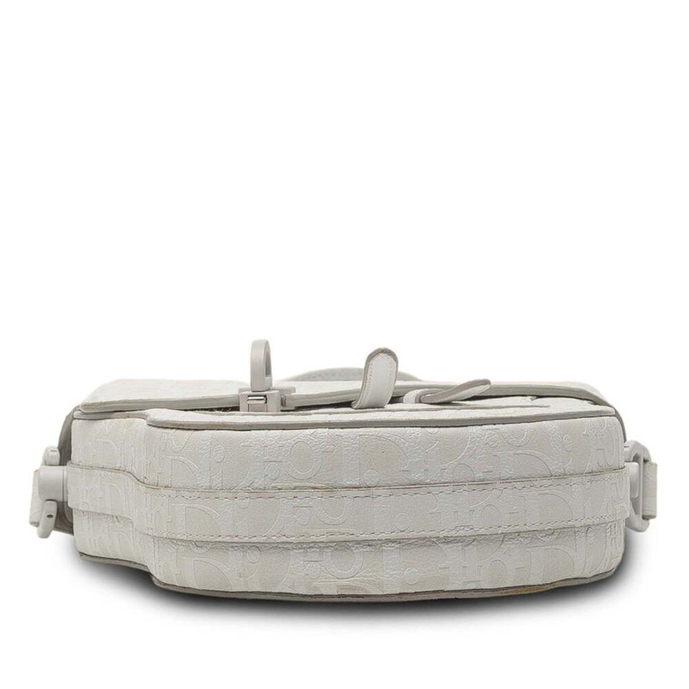 CHRISTIAN DIOR White Leather Shoulder Bag - Picture 3 of 8